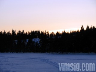 vackert på skoterturen