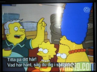 16.22 - tittar på simpsons