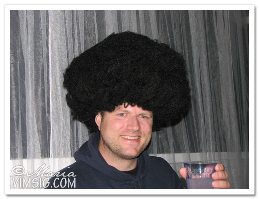 A med gigantisk afro A med gigantisk afro