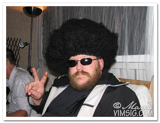 Mattias med afro Mattias med afro