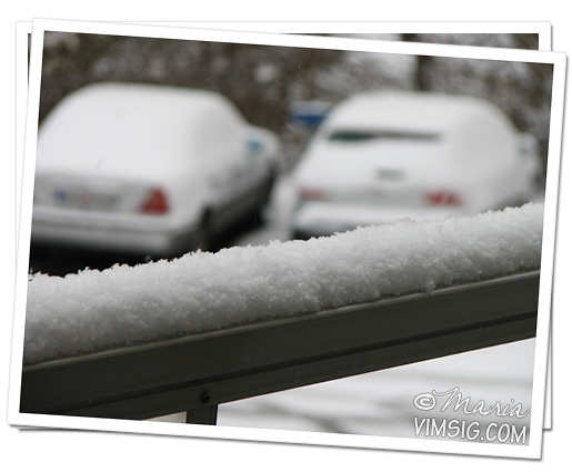 första snön första snön