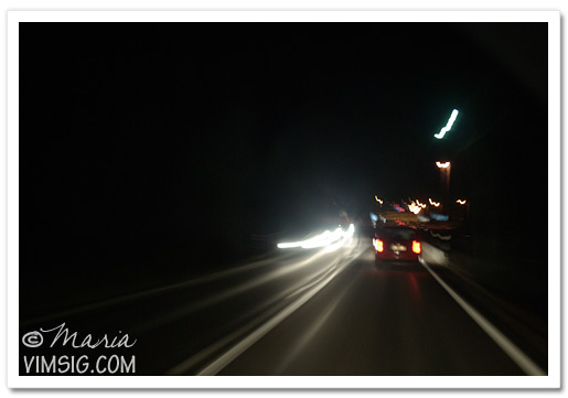trafik i mörker