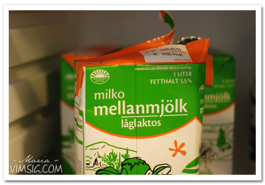 mjölk till frukosten